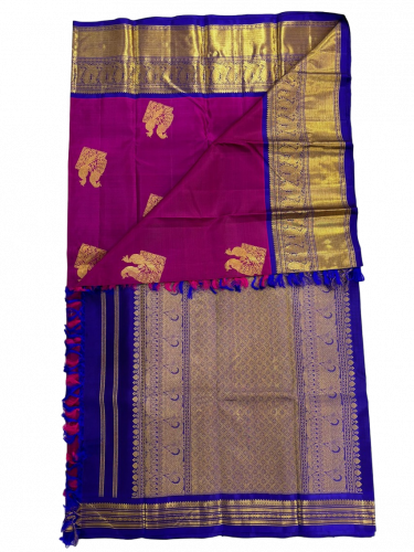 SAREES KPM SILK WITH BLOUSE A